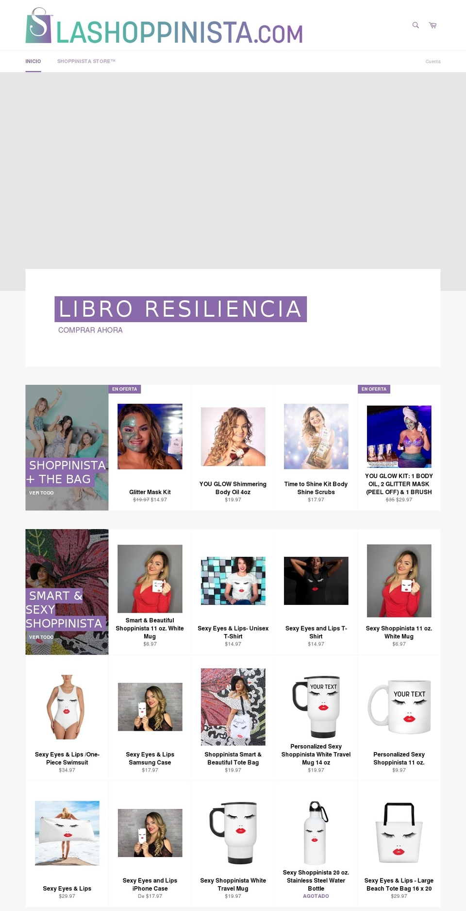 shoppinistastore.com — Shopify storefront screenshot