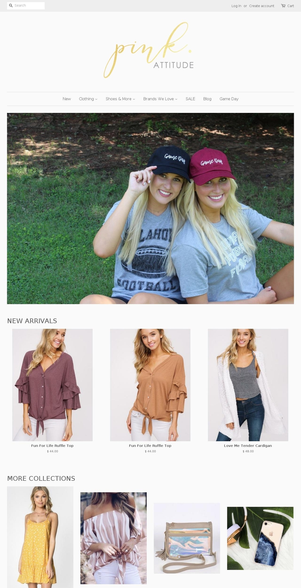 shoppinkattitude.com shopify website screenshot