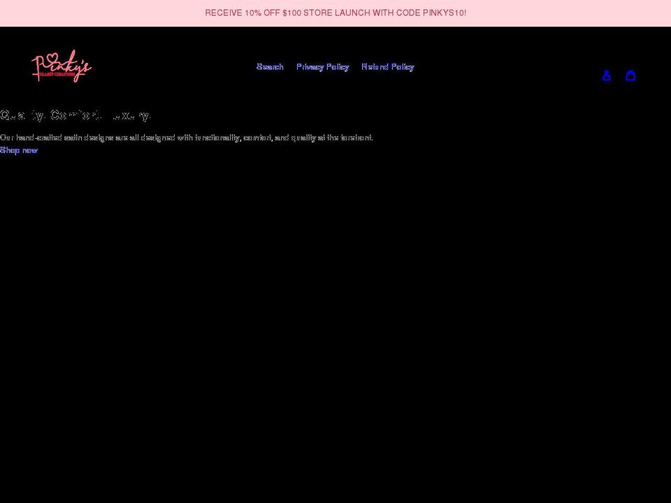 shoppinkyscc.com shopify website screenshot