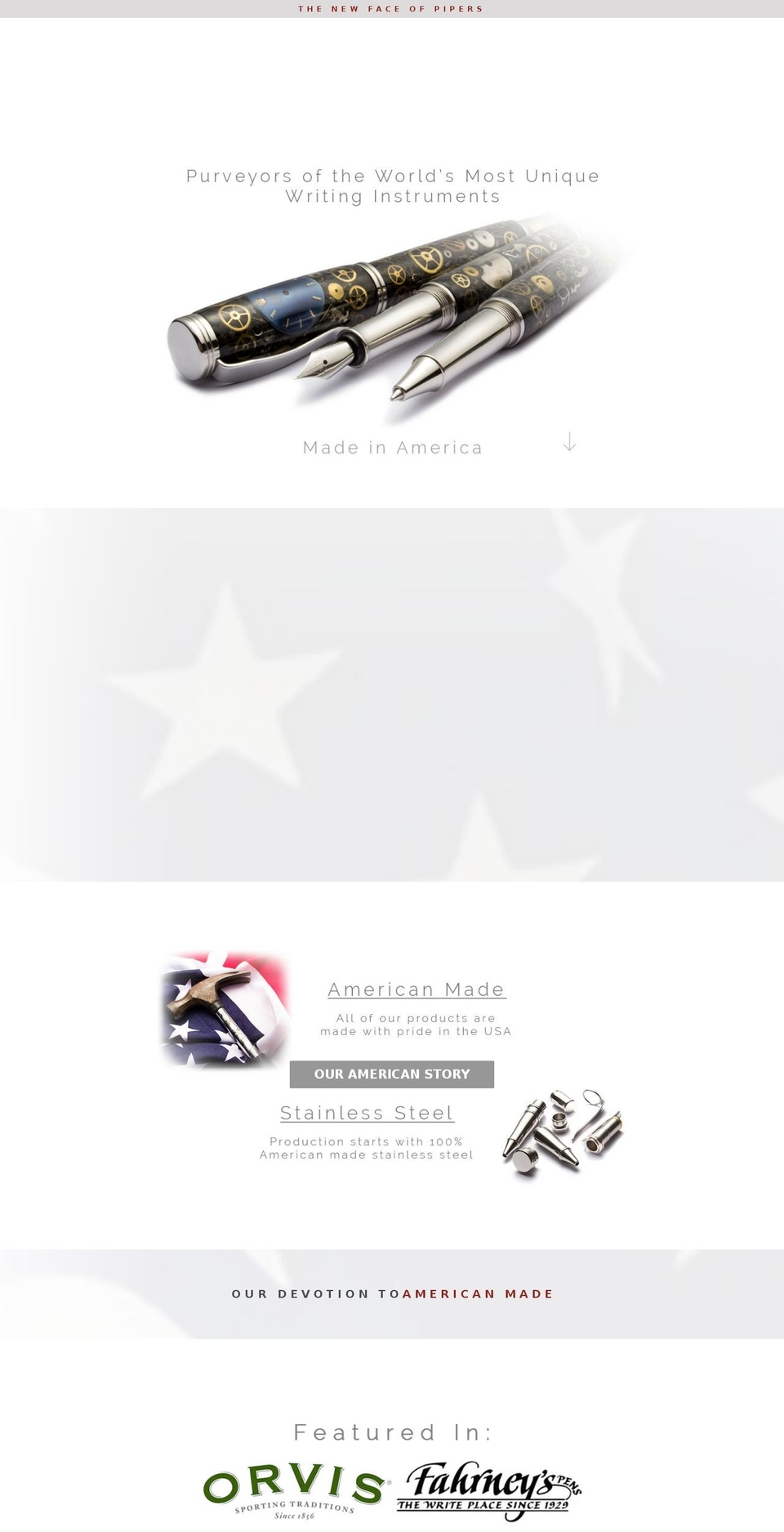 shoppipers.com shopify website screenshot