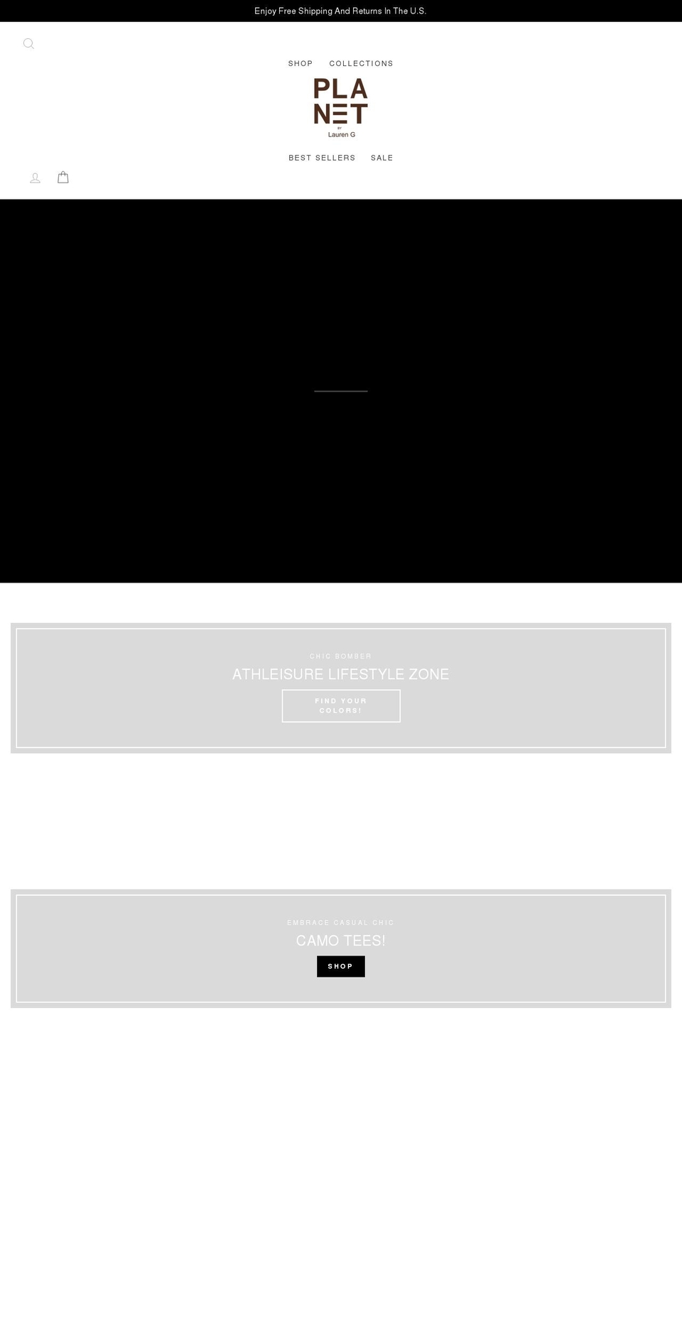 shopplanetbylaureng.com shopify website screenshot