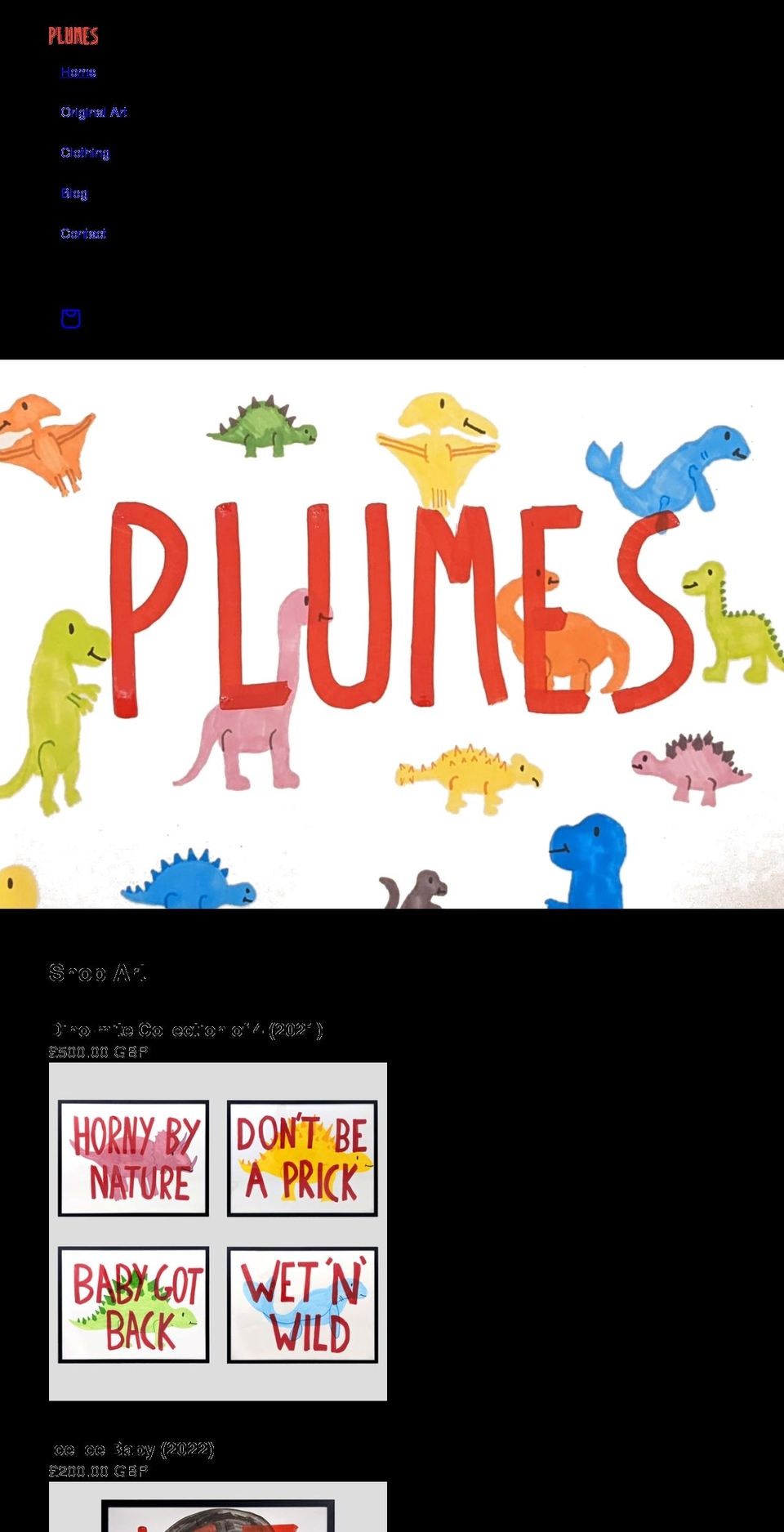 shopplumes.com shopify website screenshot