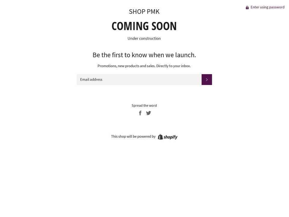 shoppmk.com shopify website screenshot