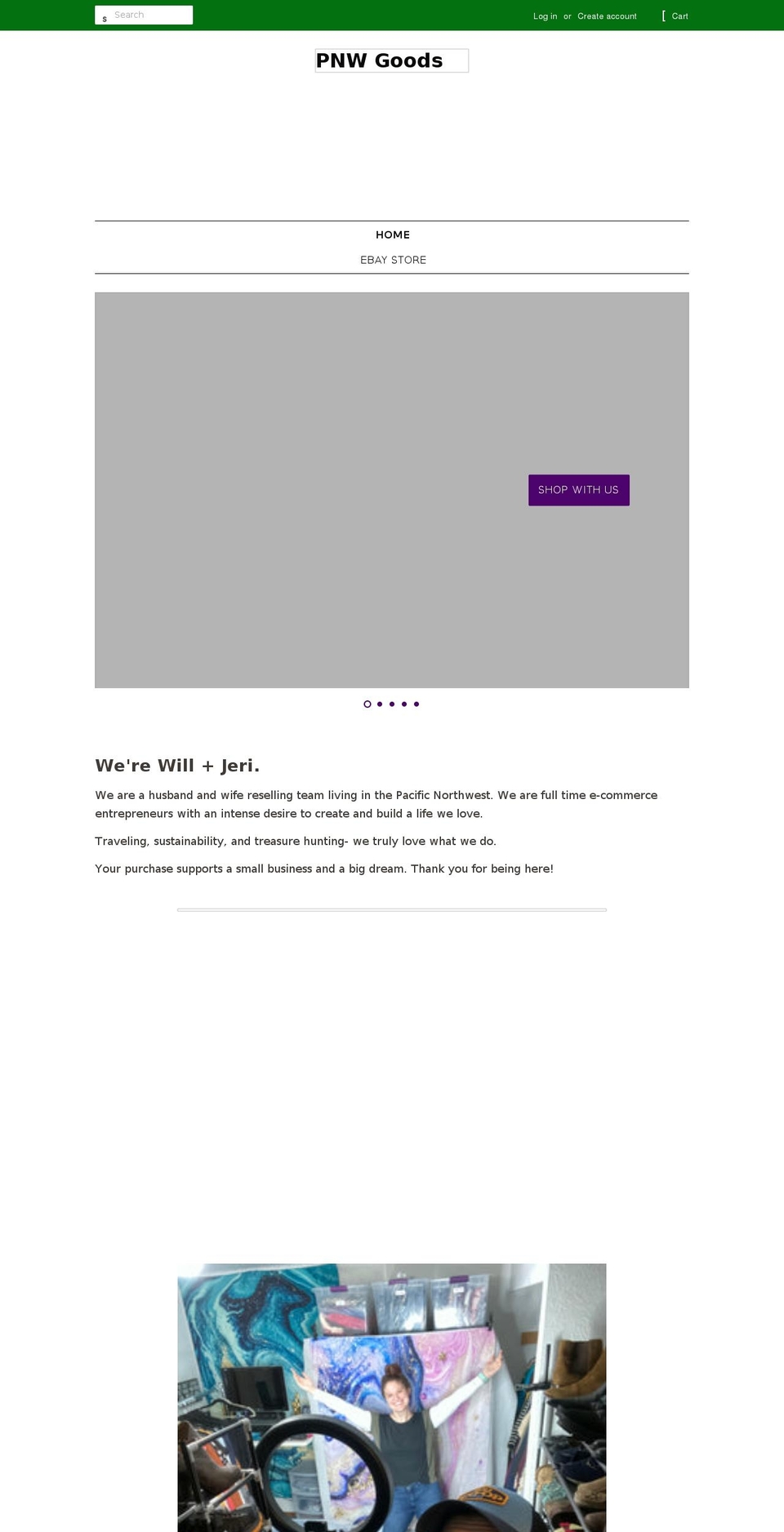 shoppnwgoods.com shopify website screenshot