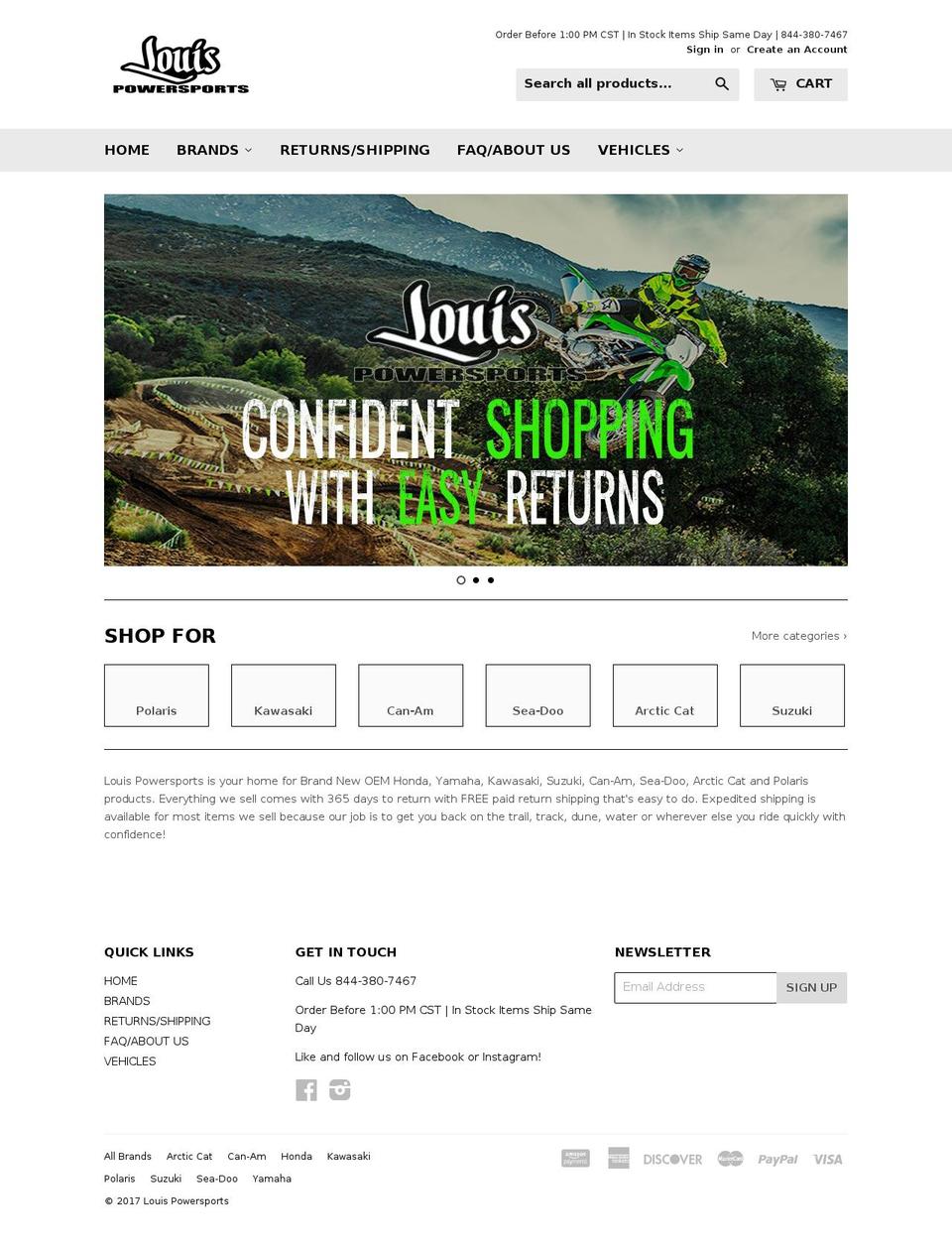 shoppowersports.com shopify website screenshot