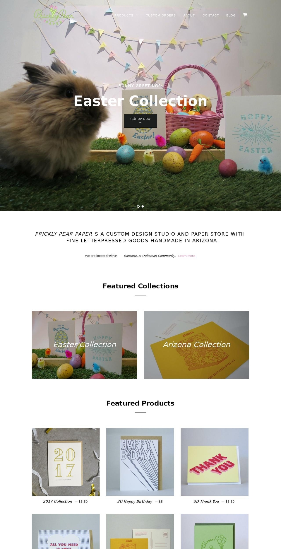 shoppricklypear.com shopify website screenshot