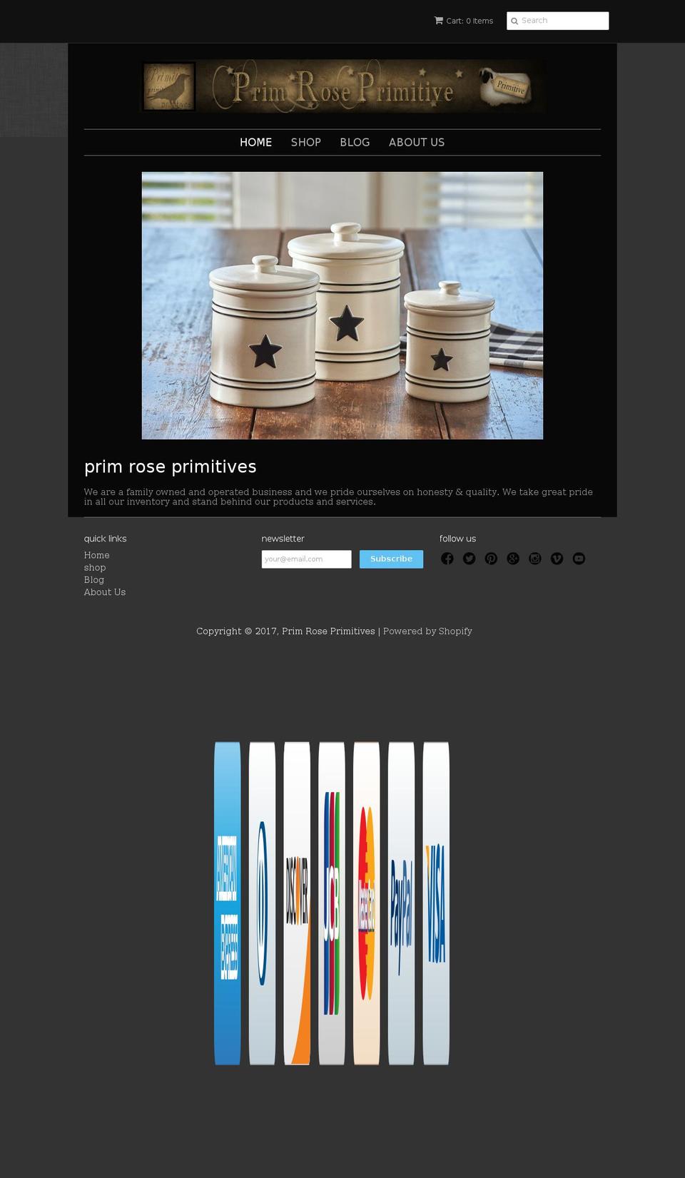 shopprimitives.com shopify website screenshot
