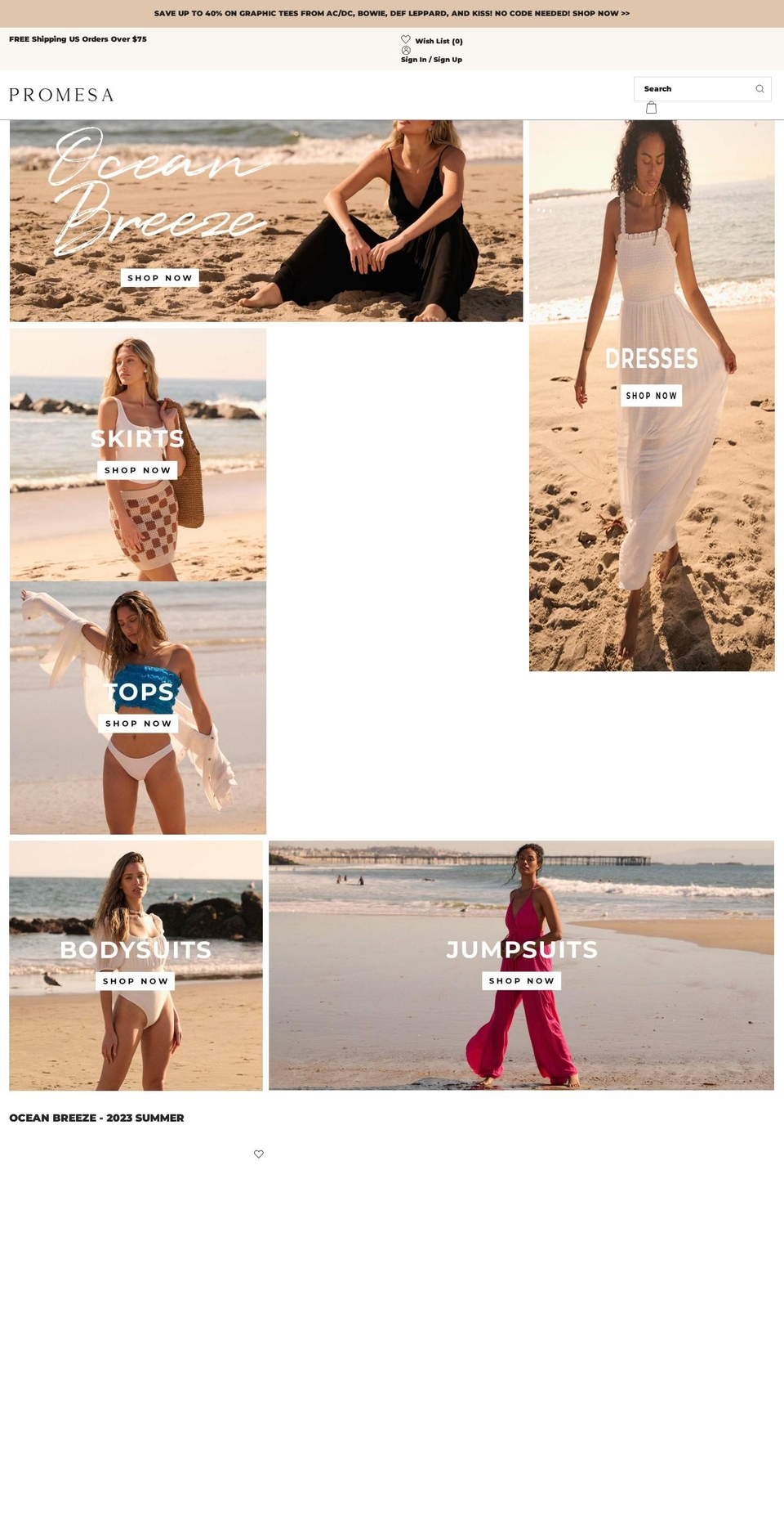 shoppromesa.com — Shopify storefront screenshot