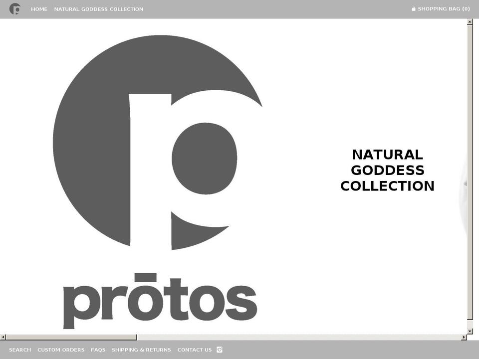 shopprotos.com shopify website screenshot