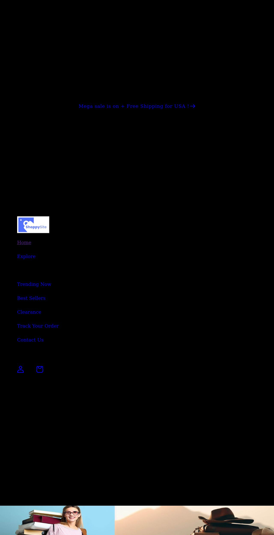 shoppysite.com shopify website screenshot