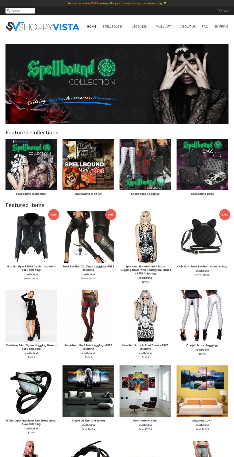 shoppyvista.com shopify website screenshot