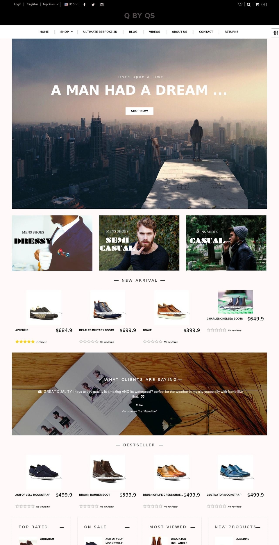 shopqbyqs.com shopify website screenshot