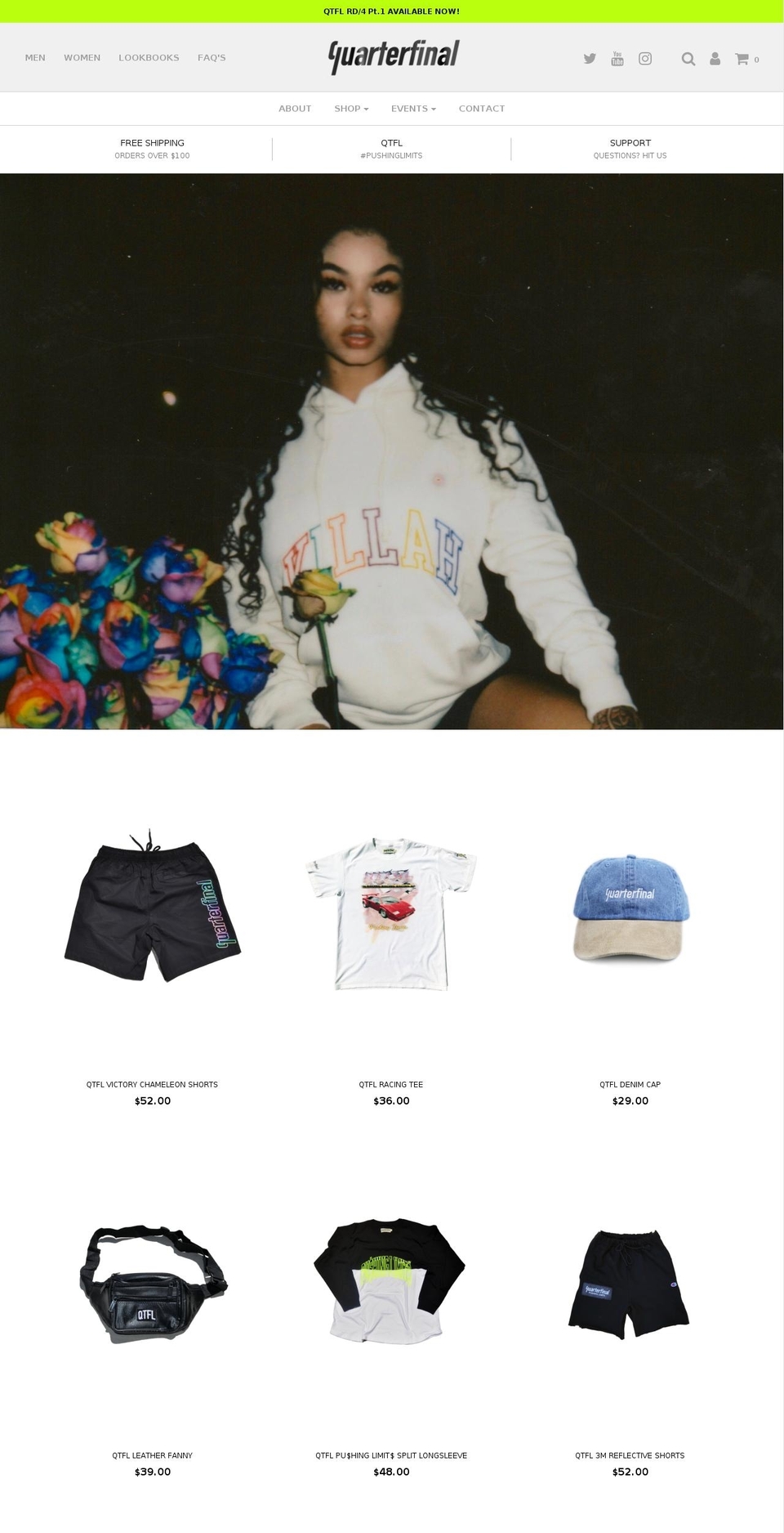 shopqtfl.com — Shopify storefront screenshot