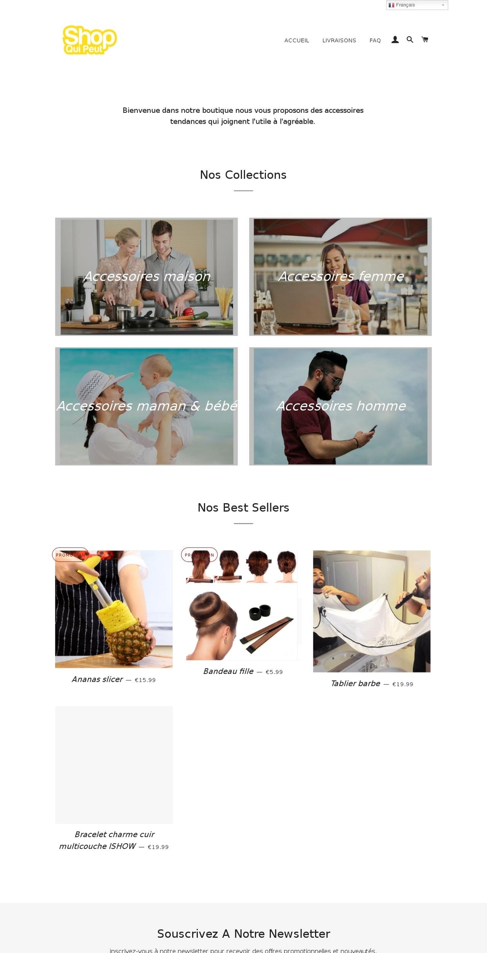 shopquipeut.com — Shopify storefront screenshot