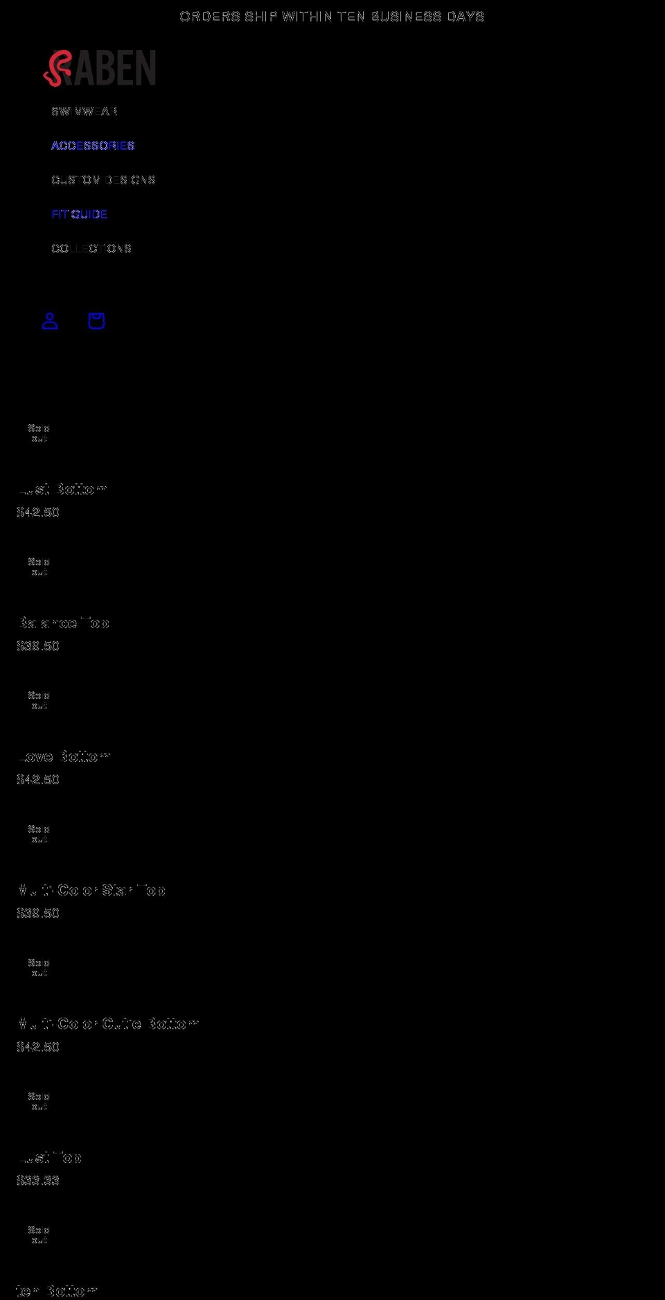 shopraben.com shopify website screenshot