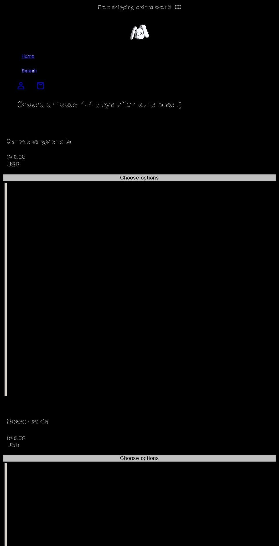 shoprageclothing.com — Shopify storefront screenshot