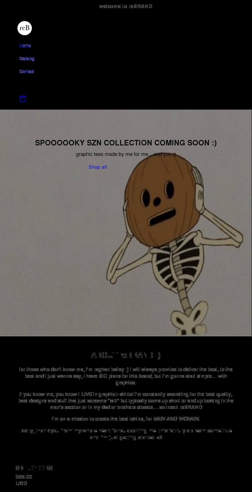 shoprebrand.com shopify website screenshot