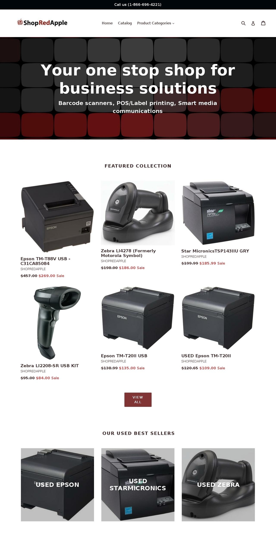 shopredapple.com shopify website screenshot