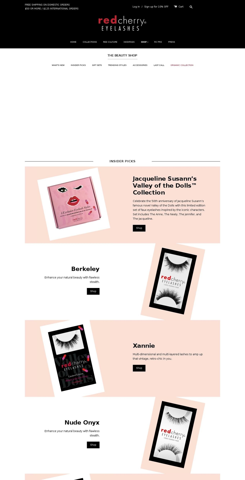 shopredcherry.com — Shopify storefront screenshot