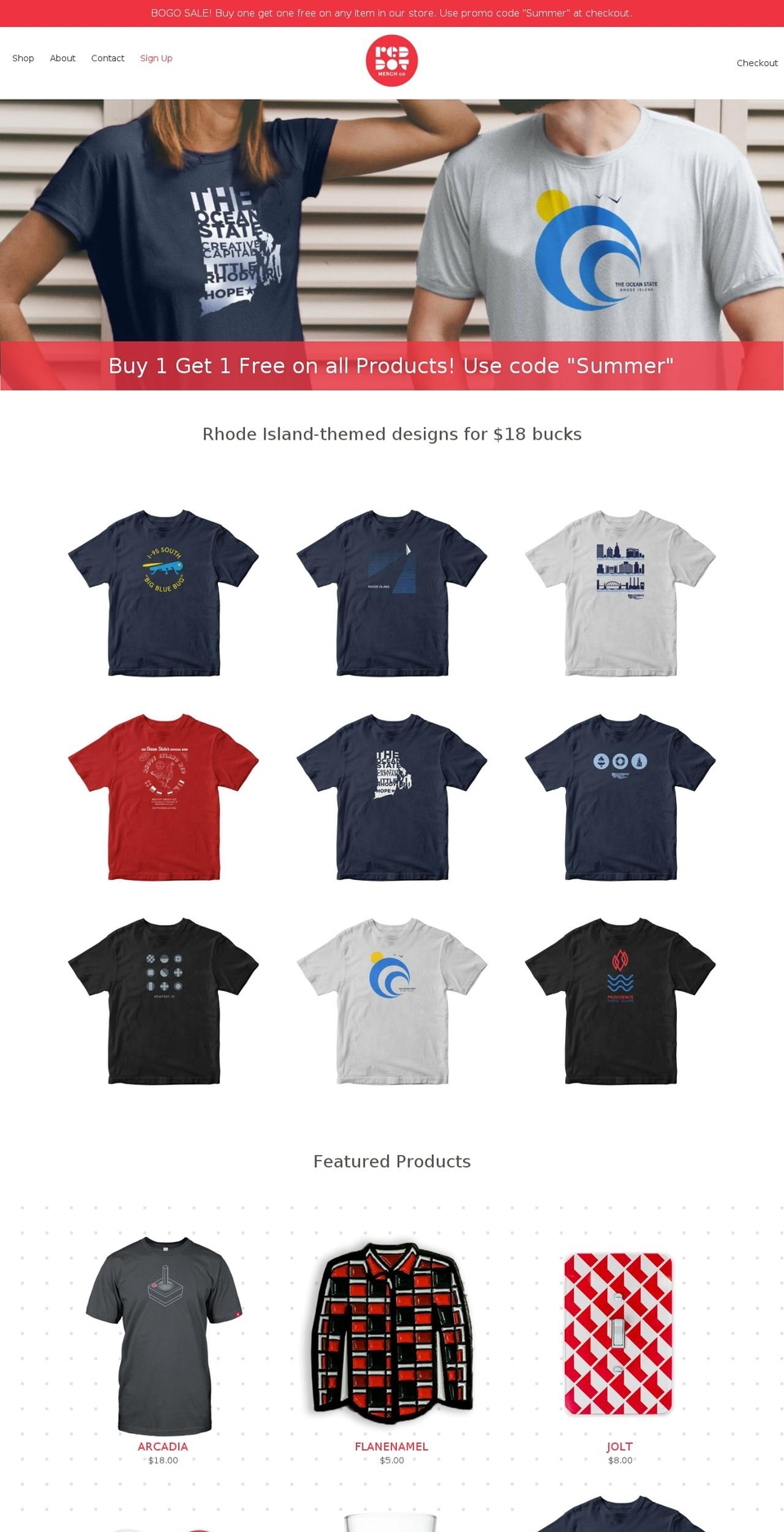 Copy of Red Dot Shopify theme site example shopreddot.com