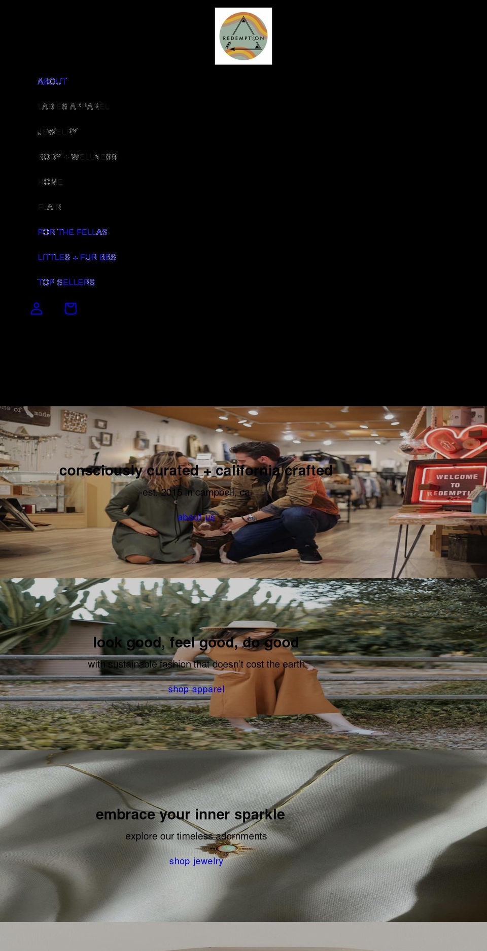 shopredemption.com shopify website screenshot