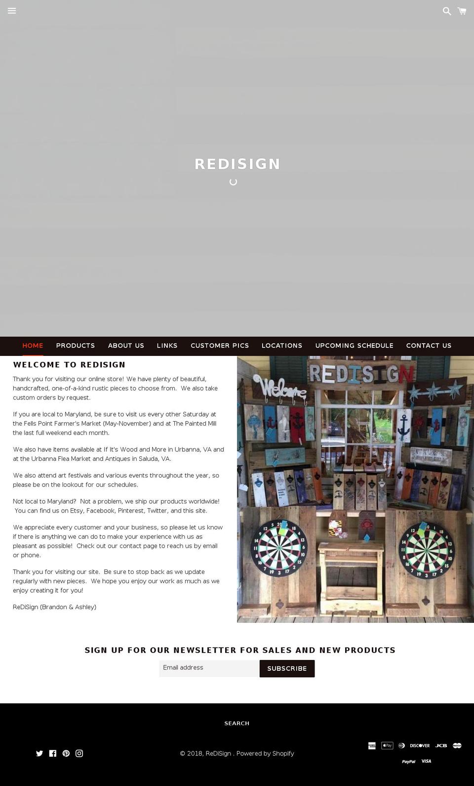 shopredisign.com — Shopify storefront screenshot
