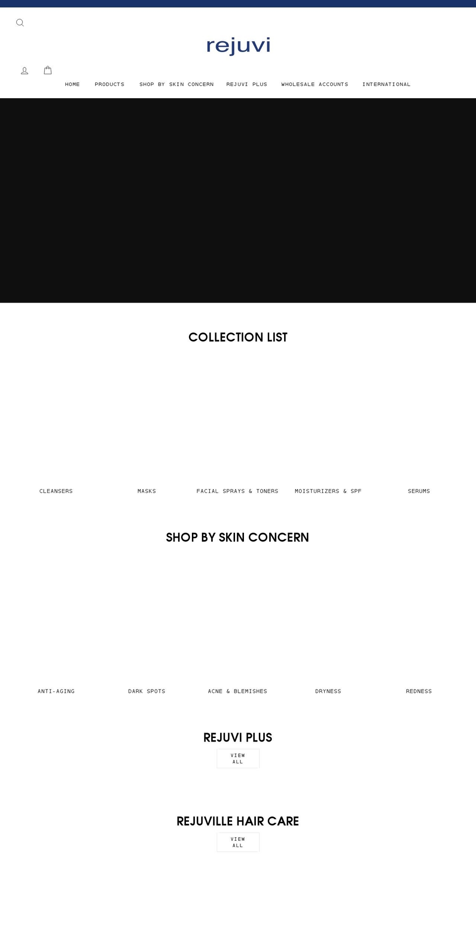 shoprejuvi.com shopify website screenshot