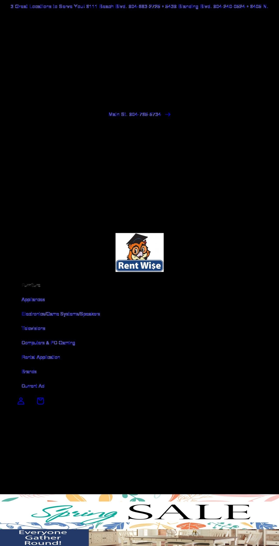 shoprentwise.com shopify website screenshot