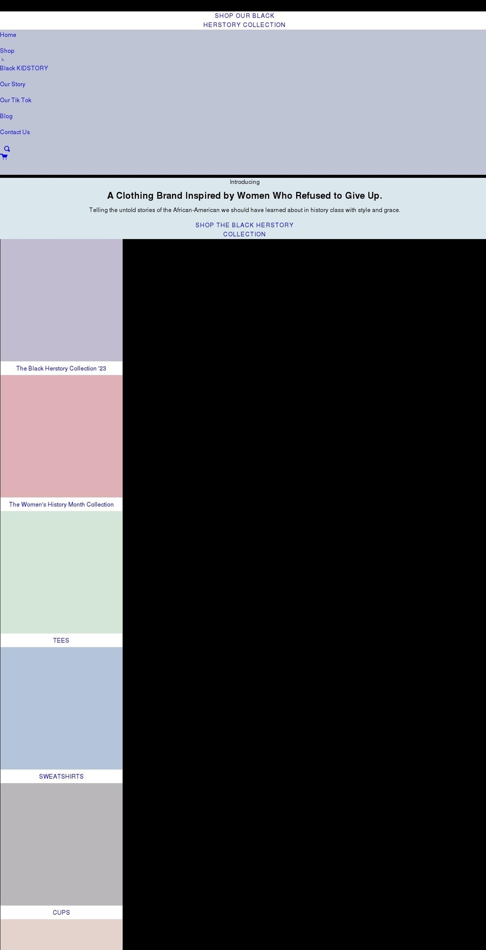 shopresilientgrace.com shopify website screenshot