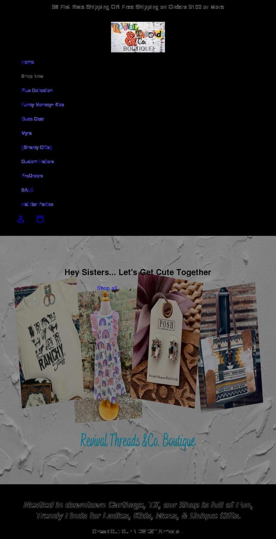 shoprevivalthreads.com — Shopify storefront screenshot