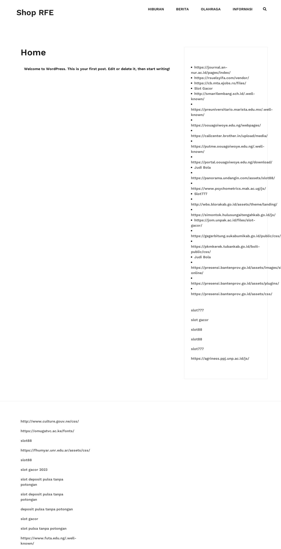 RFE Production V1 Shopify theme site example shoprfe.com