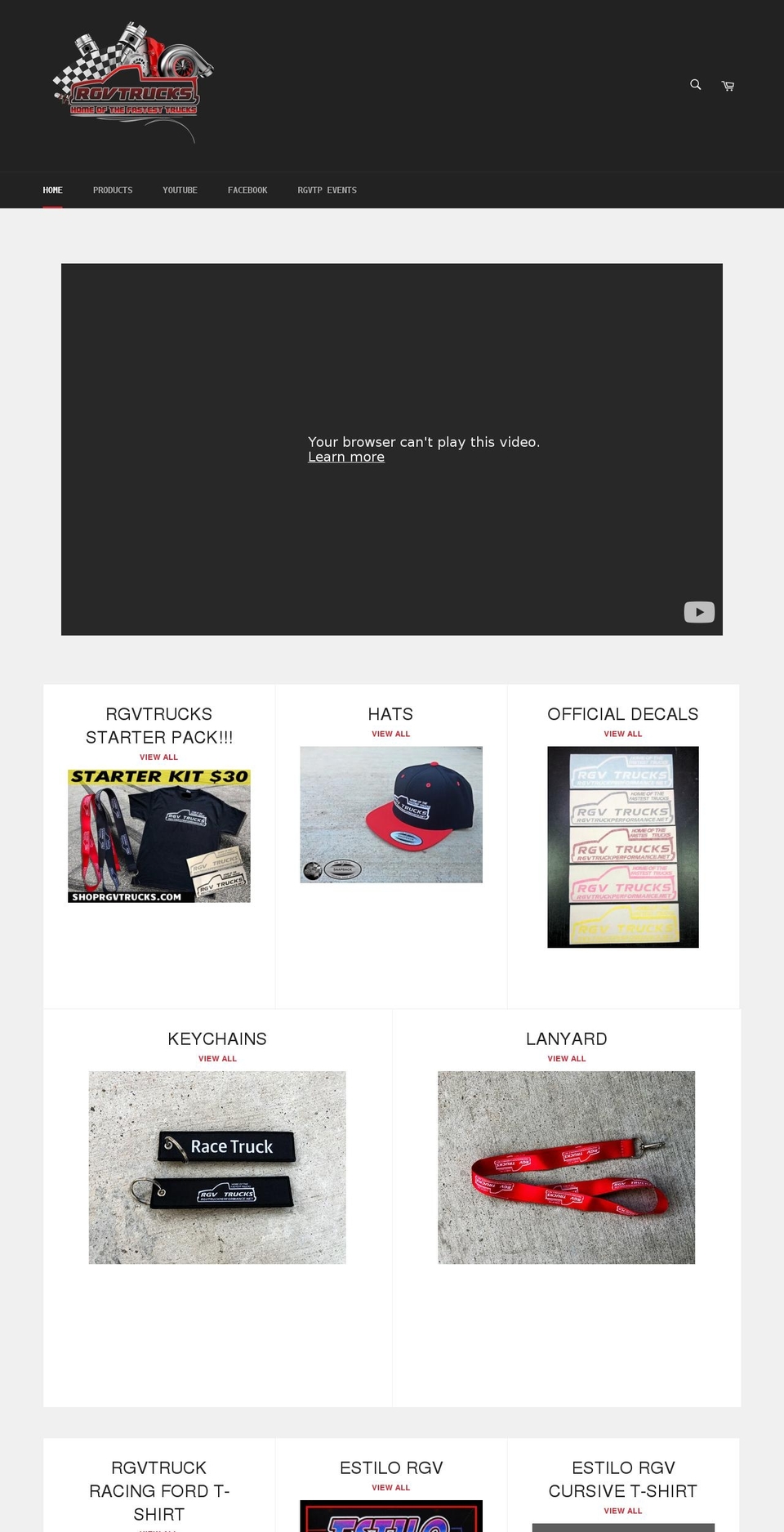 shoprgvtrucks.com shopify website screenshot