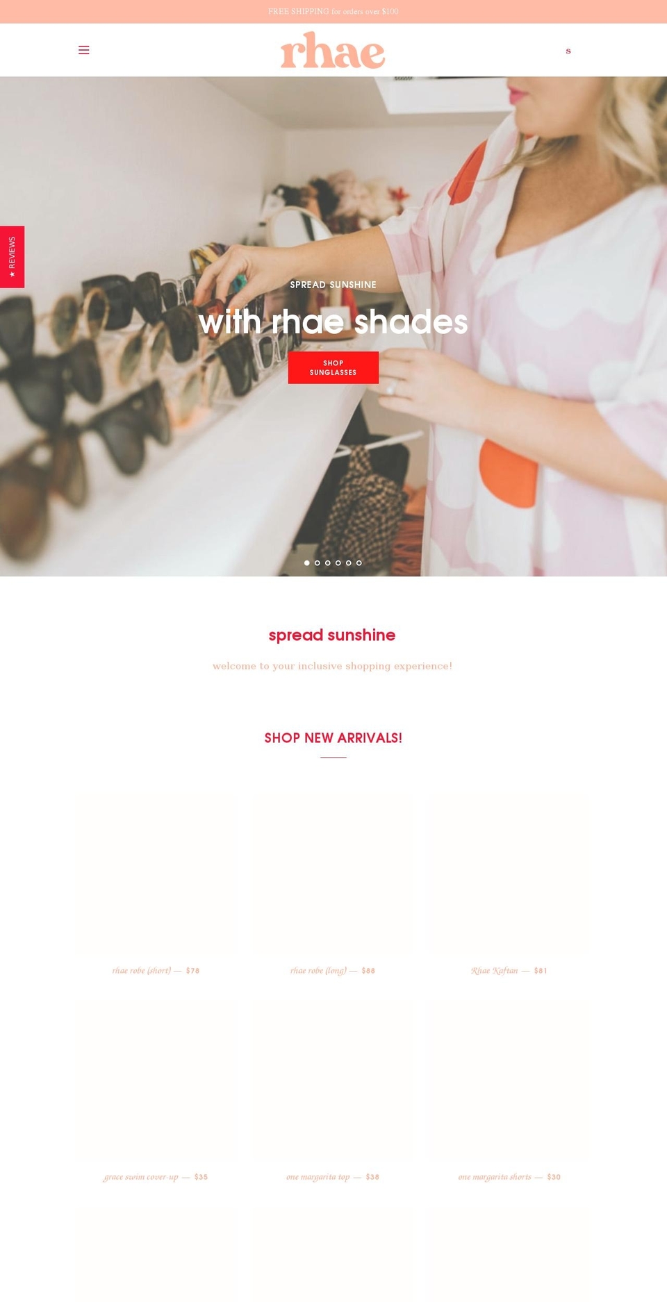 shoprhae.com shopify website screenshot