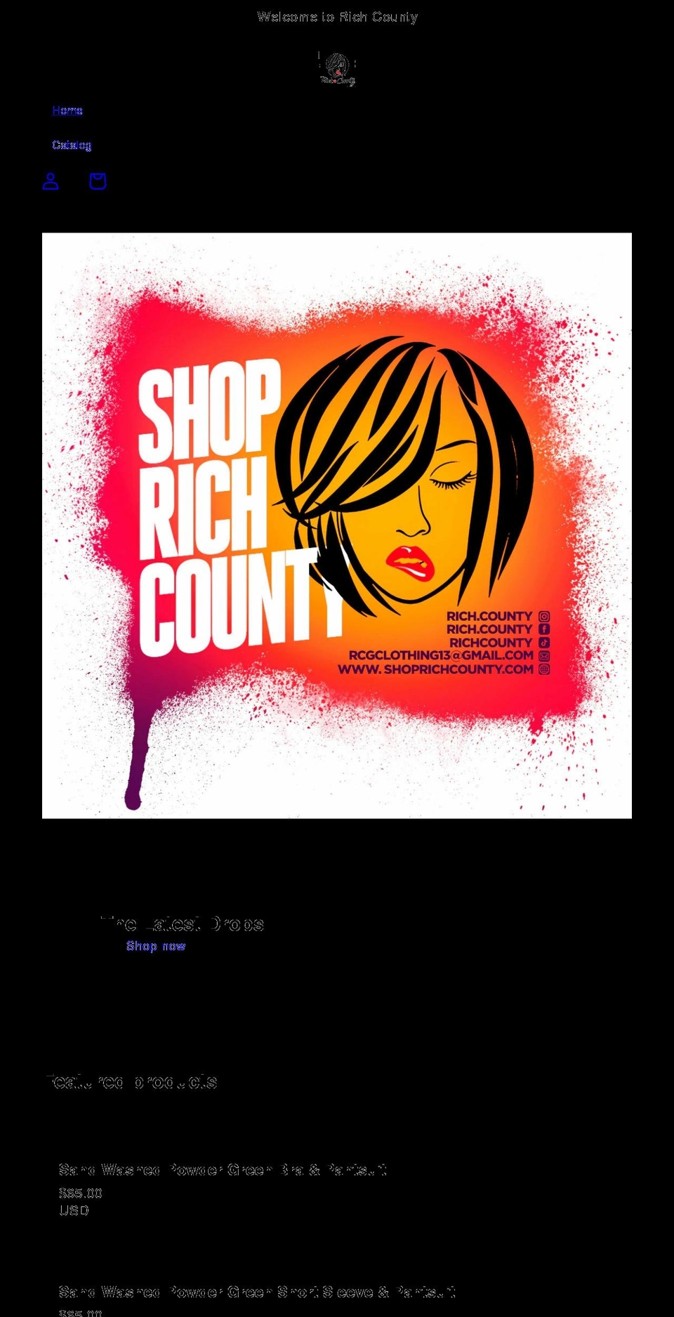 shoprichcounty.com shopify website screenshot