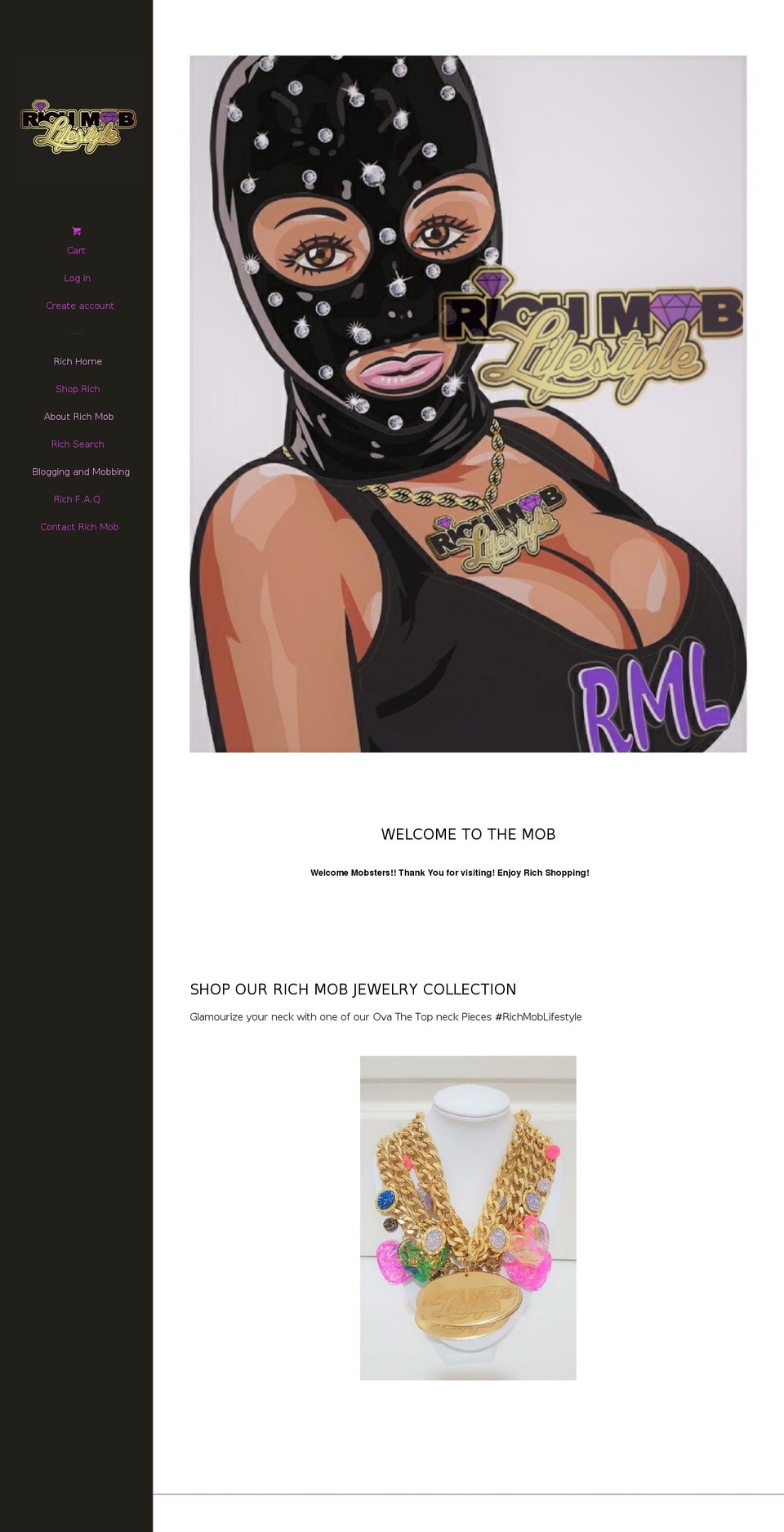 shoprichmob.com shopify website screenshot