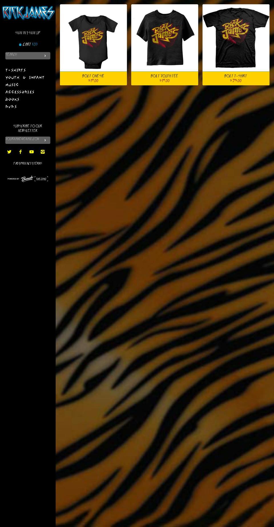 shoprickjames.com shopify website screenshot