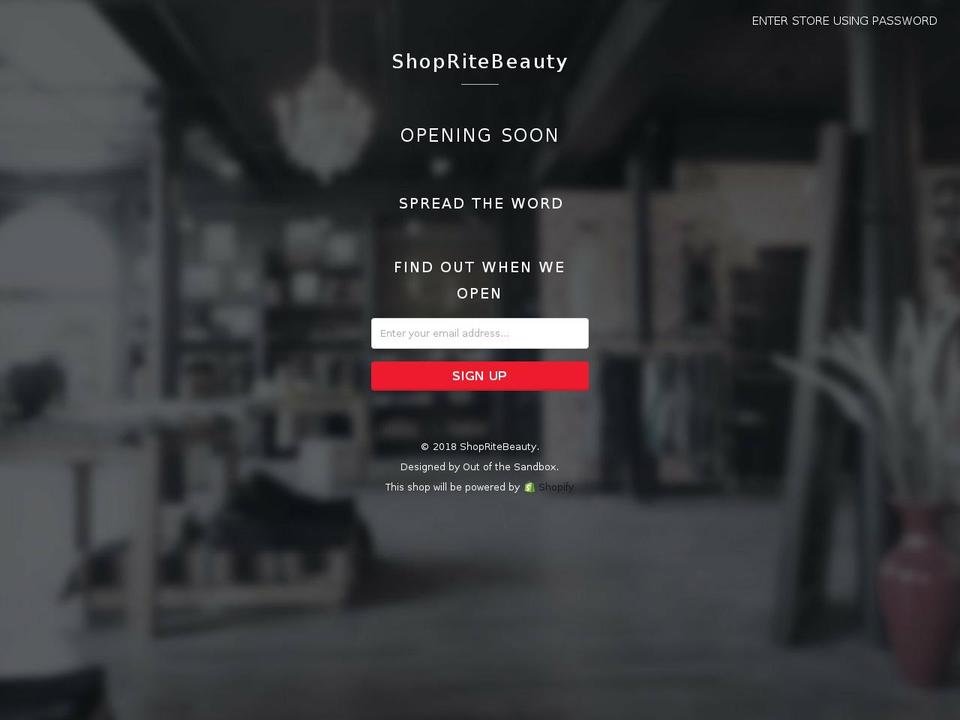 shopritebeauty.com — Shopify storefront screenshot