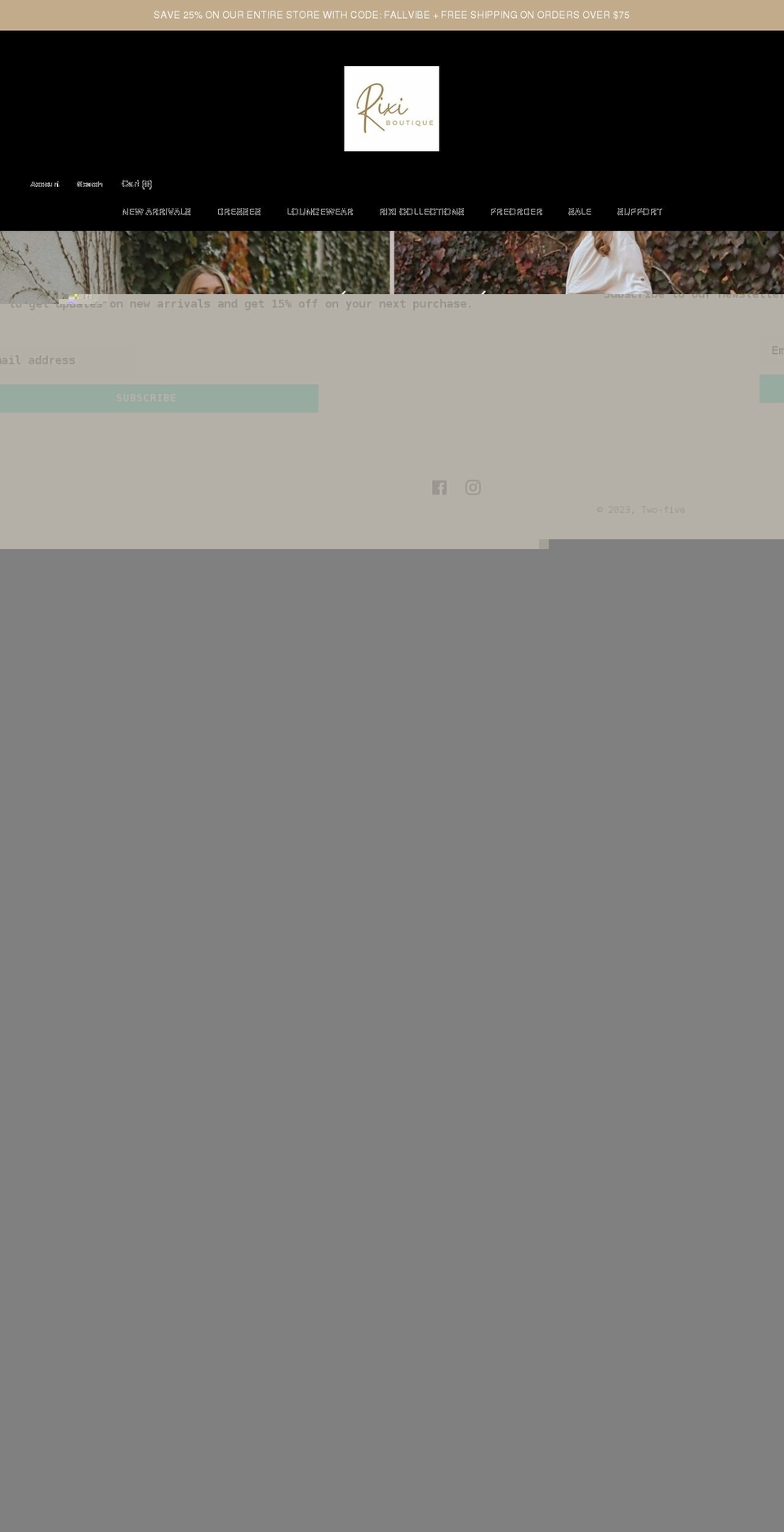 shoprixi.com shopify website screenshot