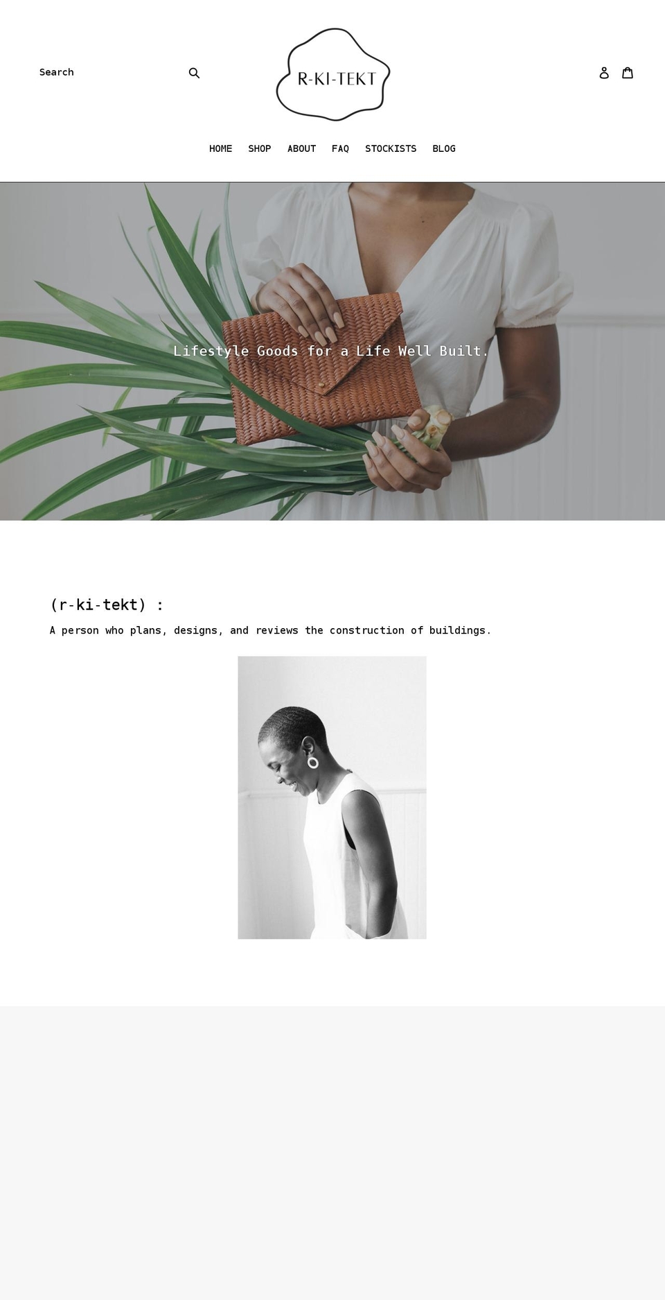 shoprkitekt.com shopify website screenshot