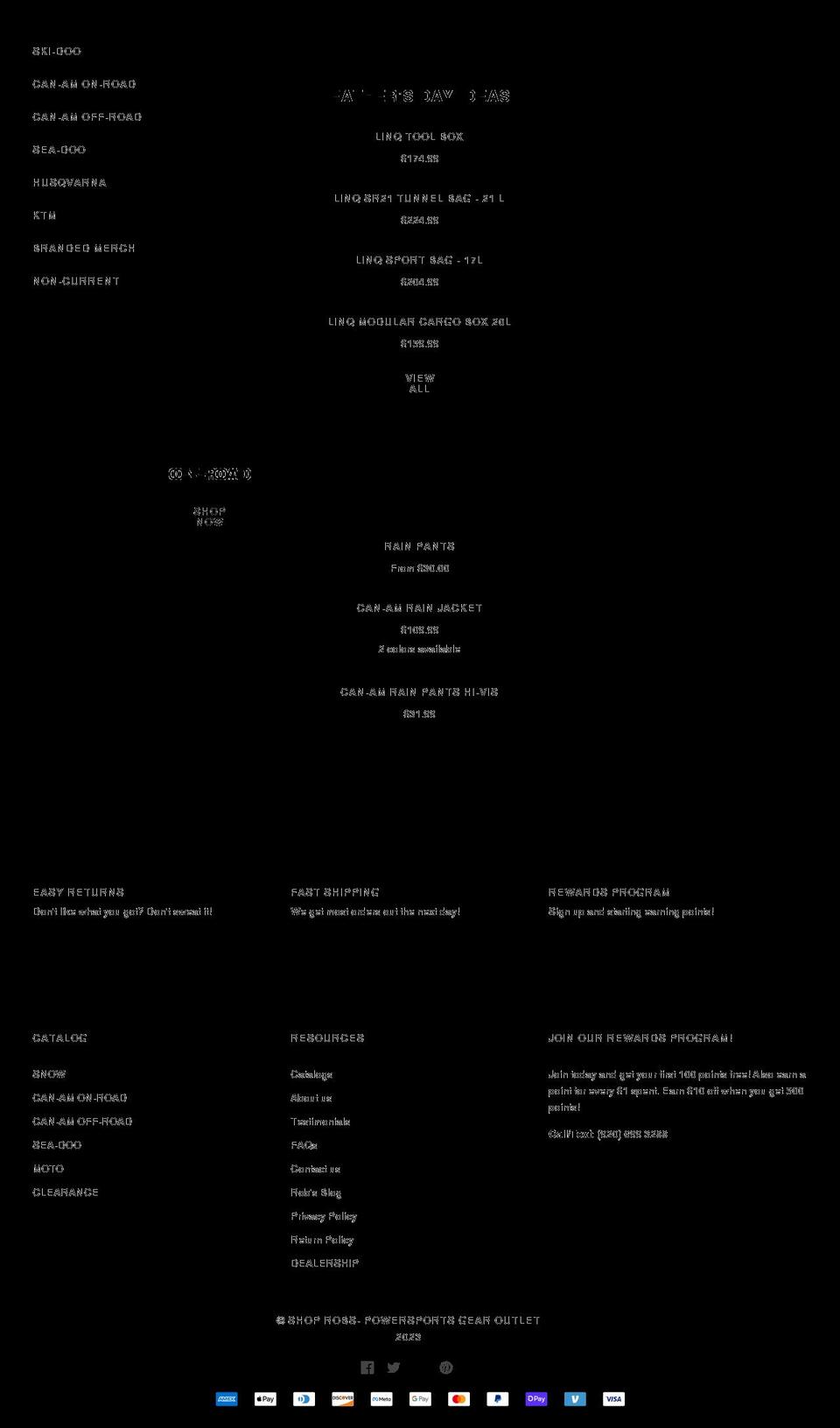 shoprobsperformance.com shopify website screenshot