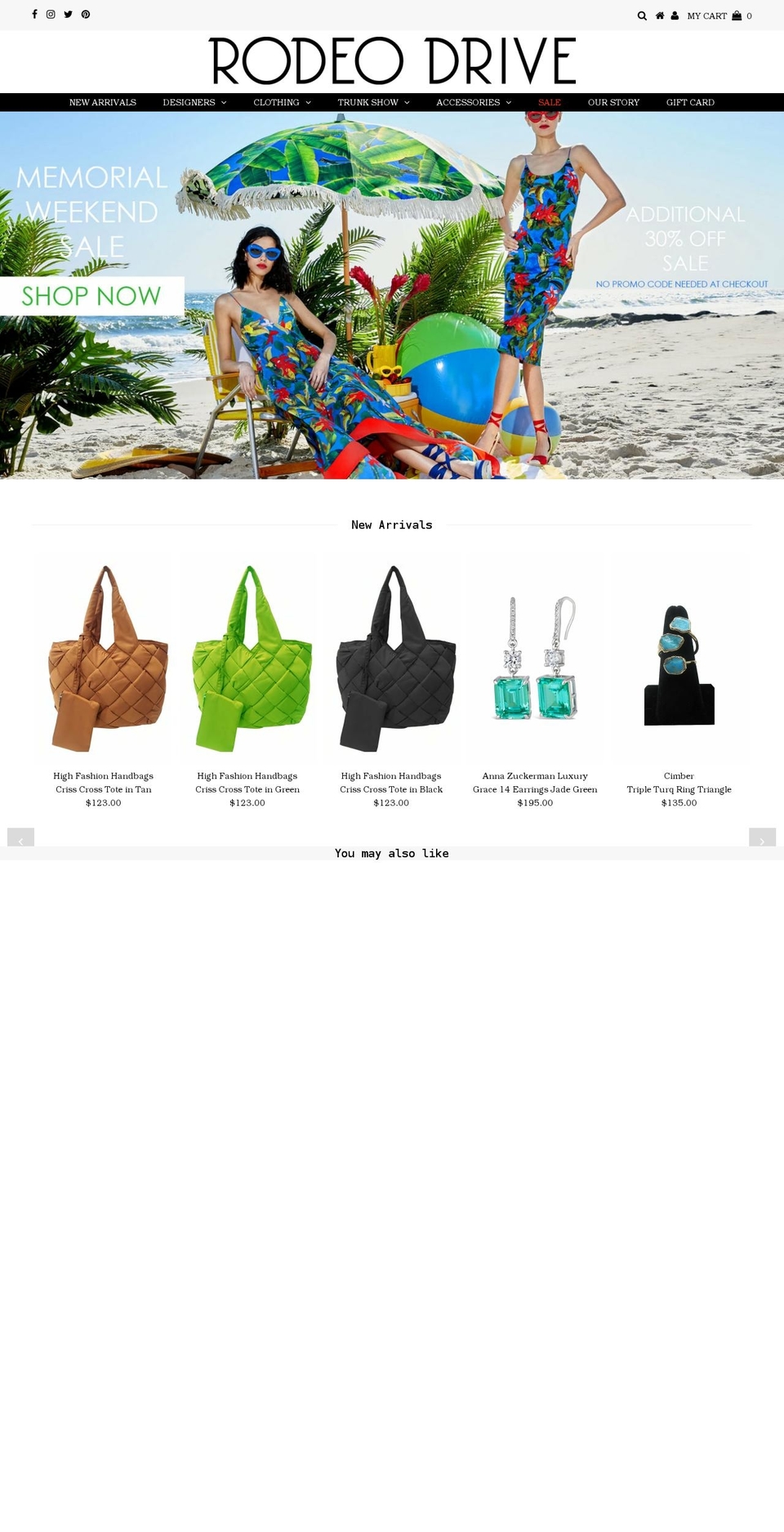 shoprodeodrive.com shopify website screenshot