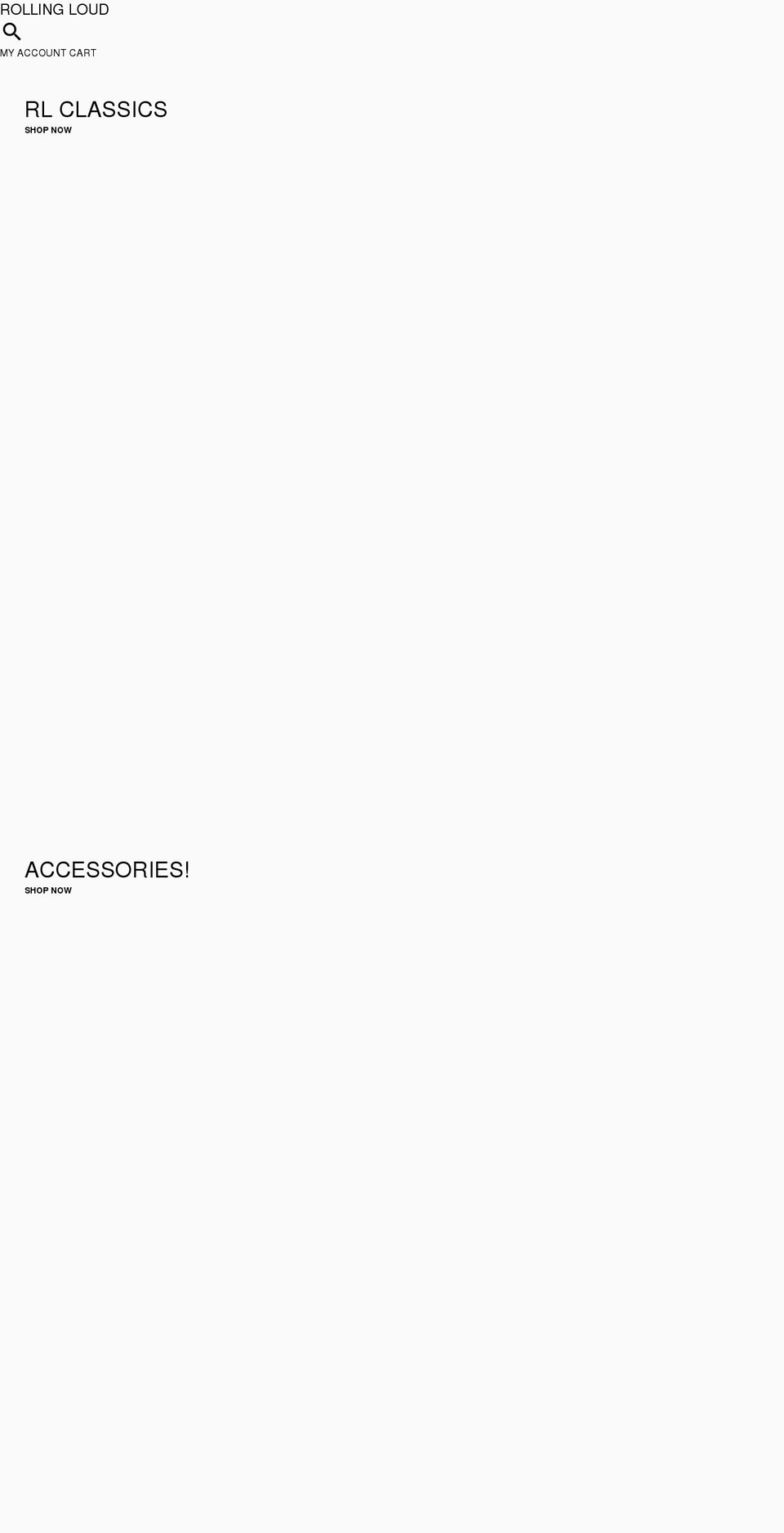 shoprollingloud.com — Shopify storefront screenshot