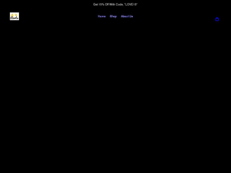 shoproots.net shopify website screenshot