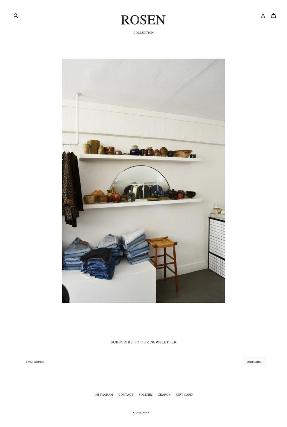 shoprosen.com shopify website screenshot