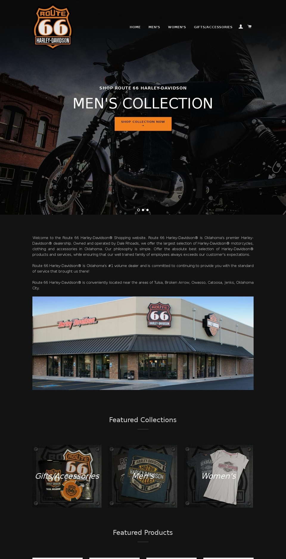 shoproute66h-d.com — Shopify storefront screenshot