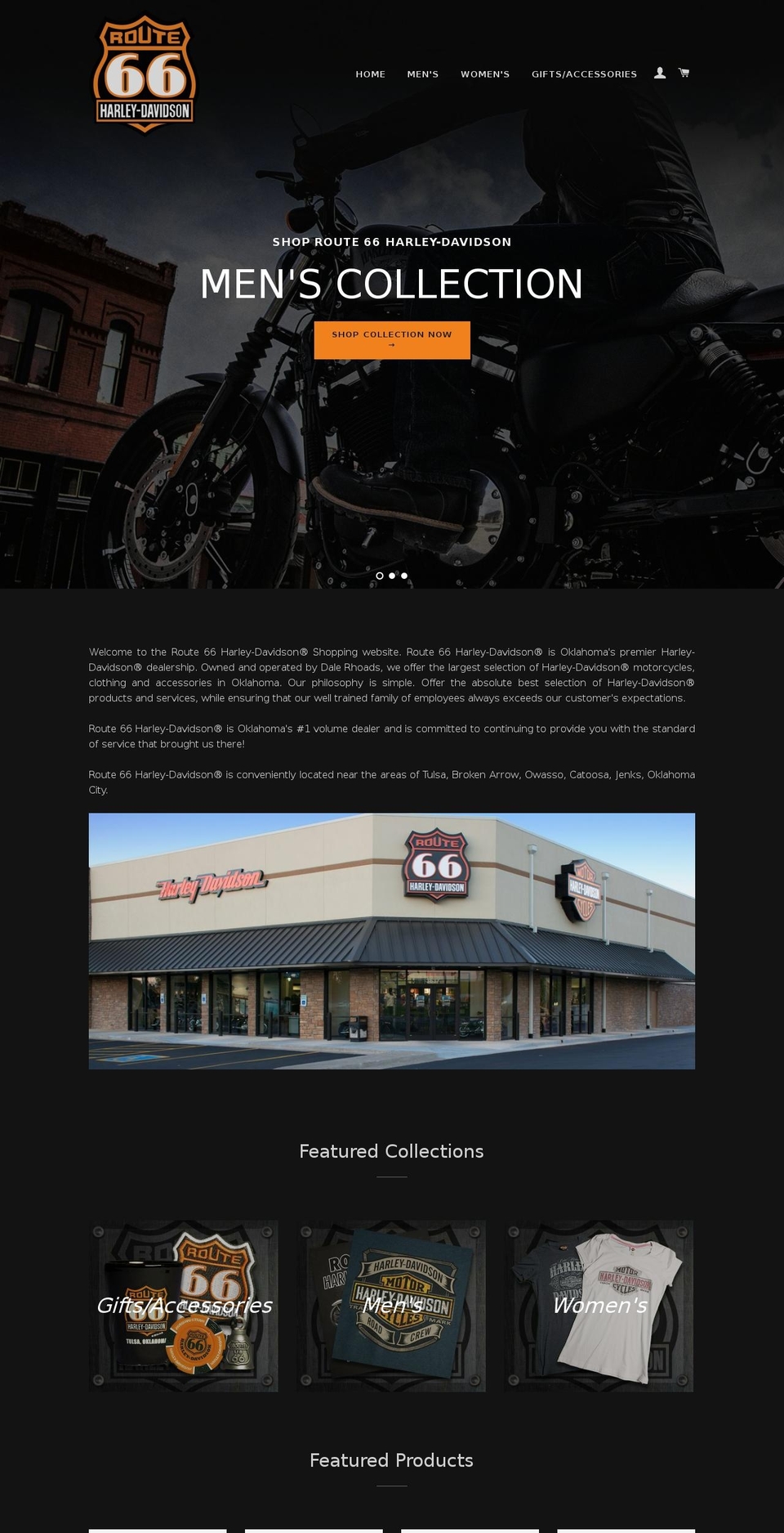 shoproute66hd.com — Shopify storefront screenshot