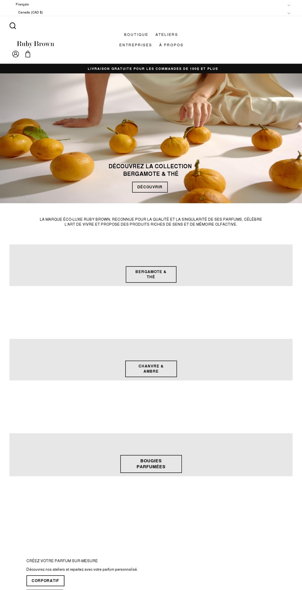 shoprubybrown.myshopify.com shopify website screenshot
