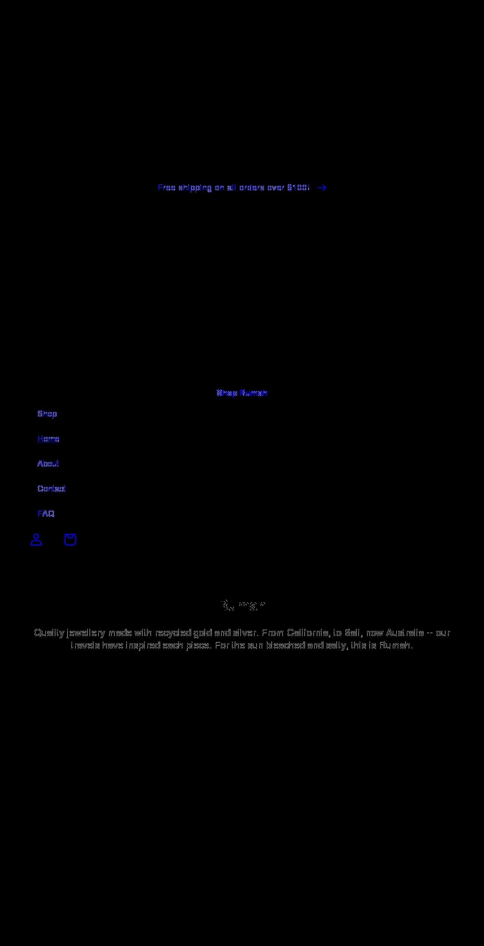 shoprumah.com — Shopify storefront screenshot