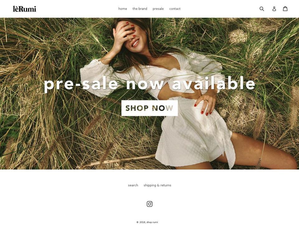 shoprumi.com — Shopify storefront screenshot