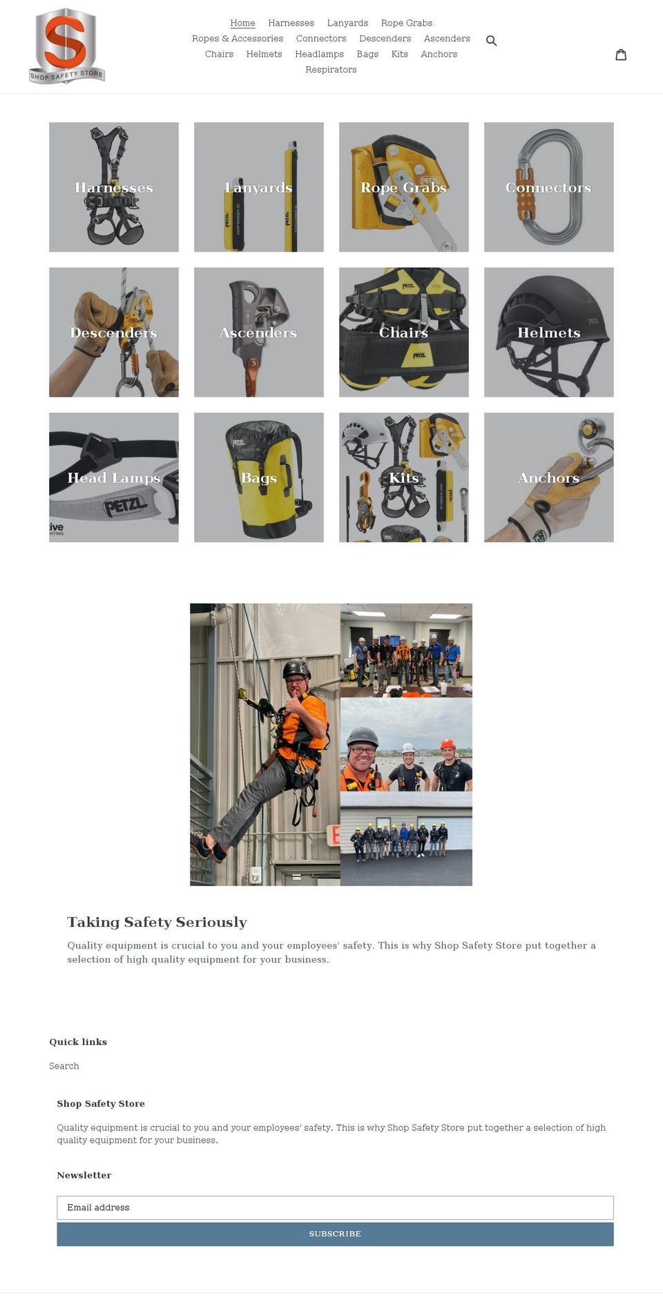 shopsafetystore.com shopify website screenshot